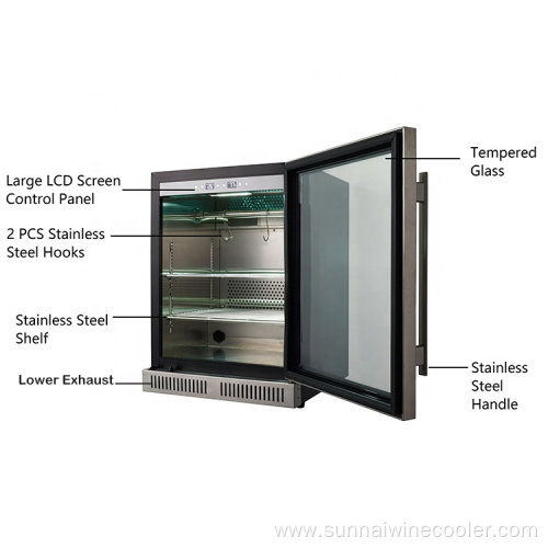 Factory Hot SellingSingle Zone Dry Beef Ager Fridge